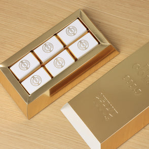 Corporate personalized gold bar slidi...