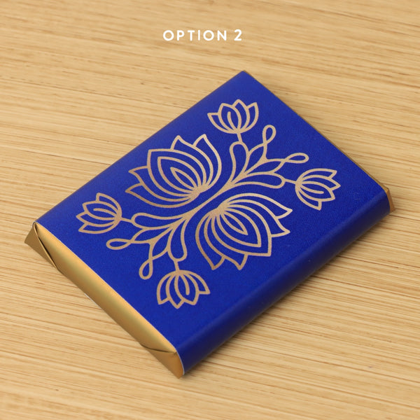 Gold floral elegance designed premium loose chocolate