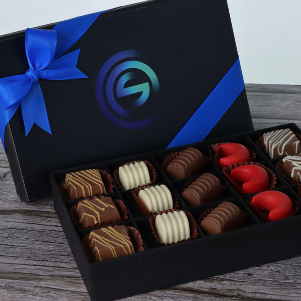 Set of 4 Corporate customized premium chocolate 15P hard box