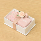 Set of 20 Baby girl flower designed chocolate top view box