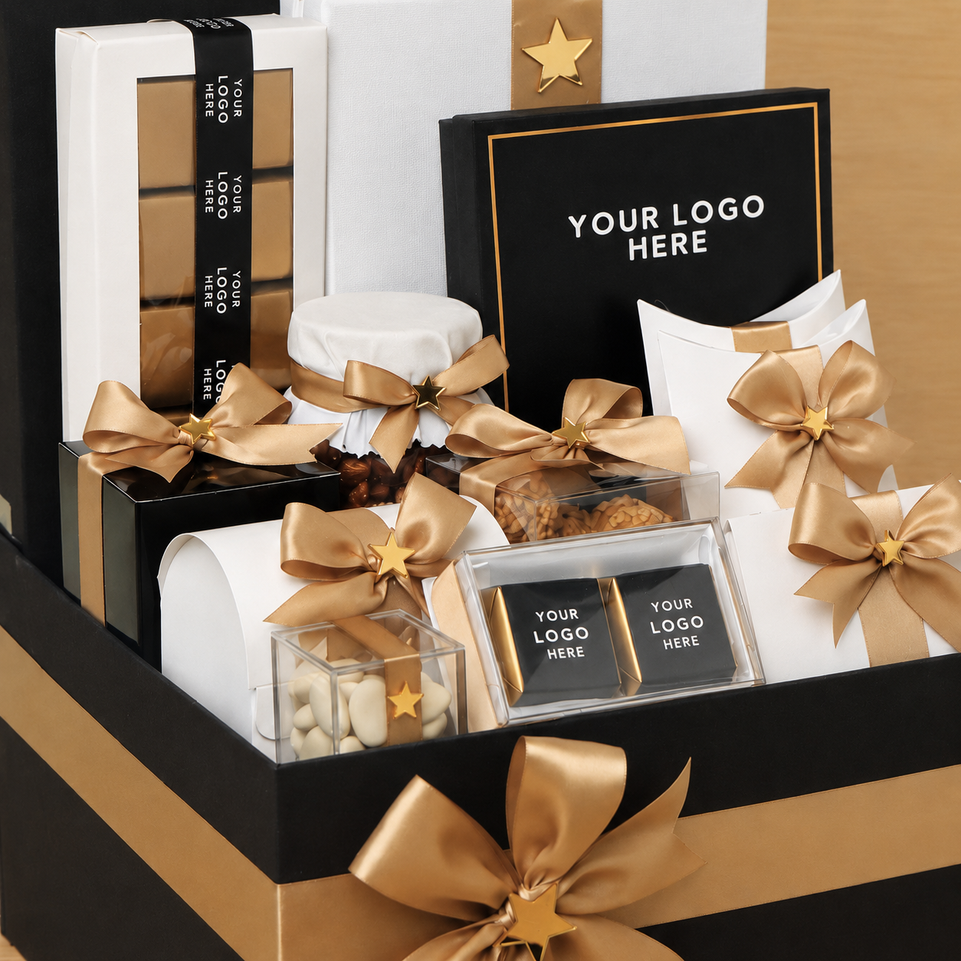 Corporate customized premium chocolate & sweets extra large hamper