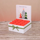 Season's greeting christmas tree designed premium chocolate medium hamper