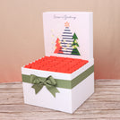 Season's greeting christmas tree designed premium chocolate large hamper