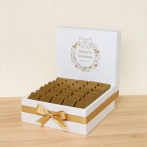 Season's greeting wreath designed pre...