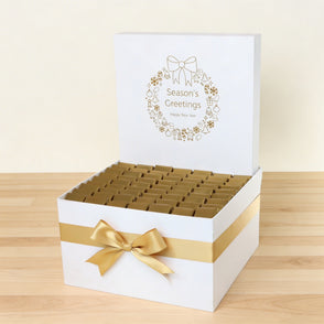 Season's greetings wreath designed pr...