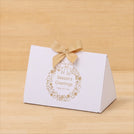 Set of 20 Season's greetings wreath designed premium chocolate triangle box giveaway