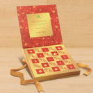 Season's Greeting premium chocolate printed calendar box