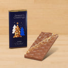 Set of 3 Season's greetings designed Dubai premium pistachio knafeh bar
