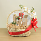 Christmas designed premium chocolate medium basket