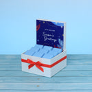 Corporate customized season's greeting designed premium chocolate small hamper