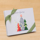 Season's greeting designed premium chocolate 20p hard box