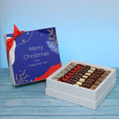 Merry christmas designed premium chocolate hard box