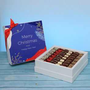 Merry christmas designed premium choc...
