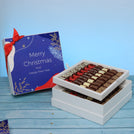 Merry christmas designed premium chocolate 2-layer hard box