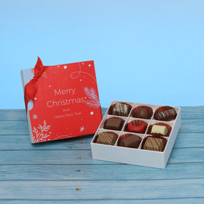 Merry christmas designed premium choc...