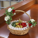 Christmas designed premium chocolate medium basket