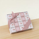 Christmas tree & snow flake designed premium chocolate view top hard box