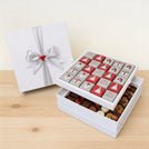 Christmas designed premium chocolate one layer hard box