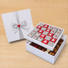 Christmas designed premium chocolate one layer hard box