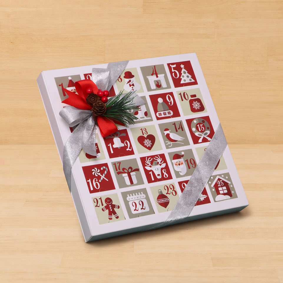 Christmas advent calendar premium chocolate box