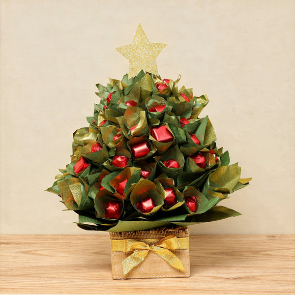 Christmas tree designed premium chocolate box