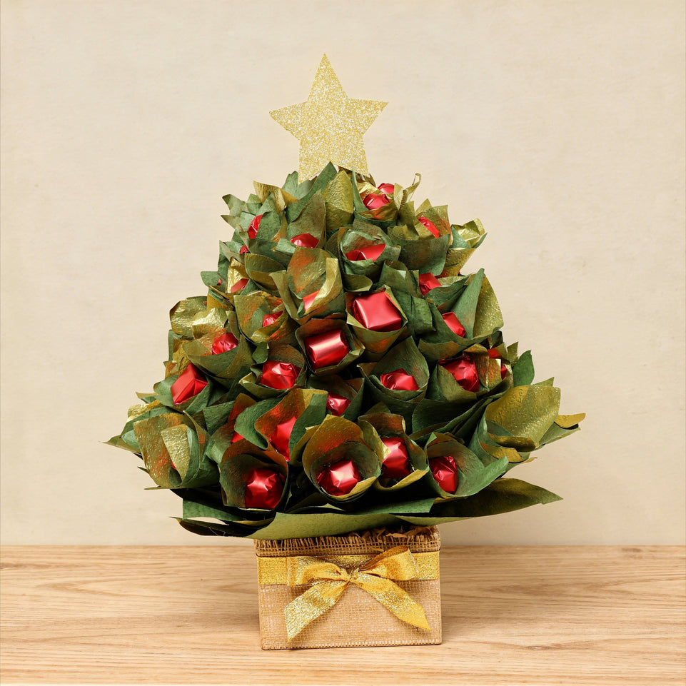 Christmas tree designed premium chocolate box