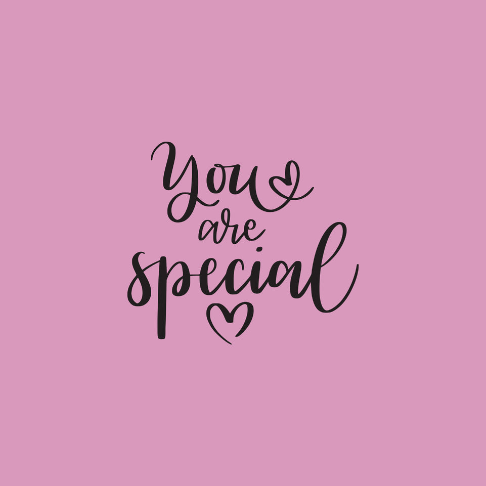 You are special with heart simple greeting card