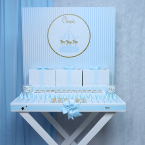 Carousel themed baby boy personalized...