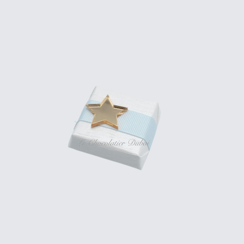 BABY BOY ACRYLIC STAR DECORATED CHOCOLATE