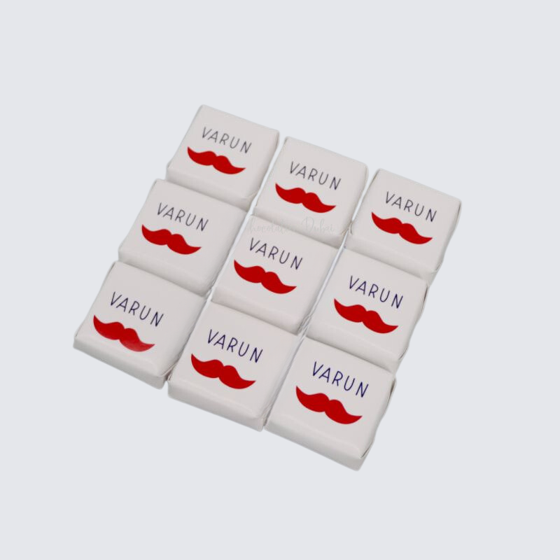 Baby nautical design personalized chocolate