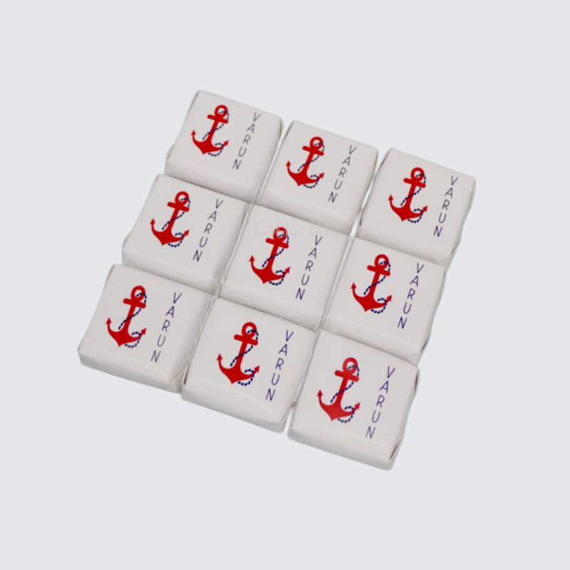 Baby nautical design personalized chocolate