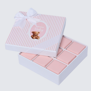 Welcome baby girl teddy designed 9-pi...