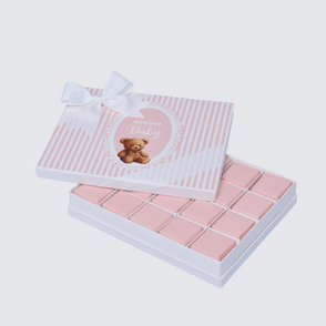 Welcome baby girl teddy designed 20-p...