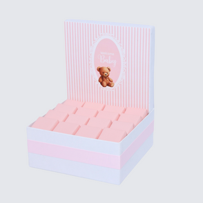 Baby girl teddy designed chocolate me...