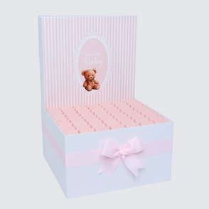 Baby girl teddy designed chocolate ex...