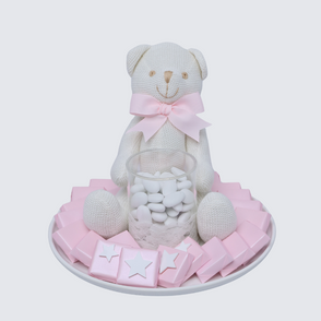 Baby girl acrylic star decorated choc...