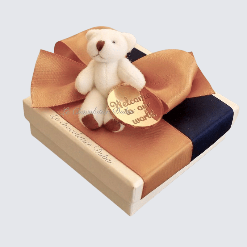 BABY BEAR CHOCOLATE DECORATED BOX GIVEAWAY