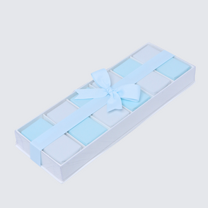 Chocolate decorated 12-piece view top...