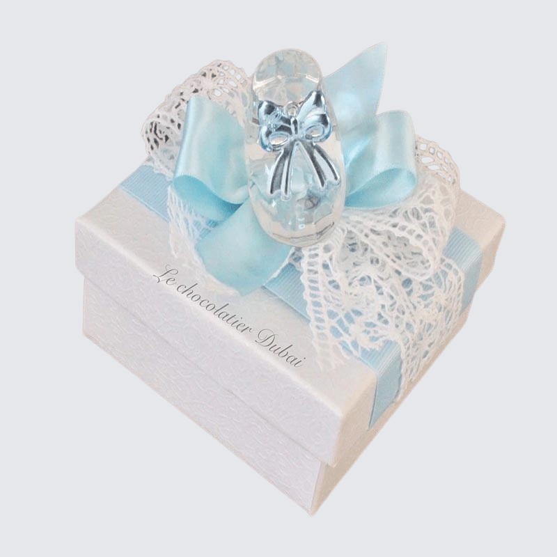 LUXURY GLASS SHOE DECORATED CHOCOLATE BOX GIVEAWAY