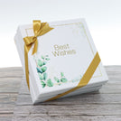 Best wishes eucalyptus designed chocolate 2-layer hard box