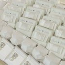 Bridal decorated chocolate leather tray