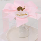 Set of 20 pcs baby girl elephant ceramic plate giveaway