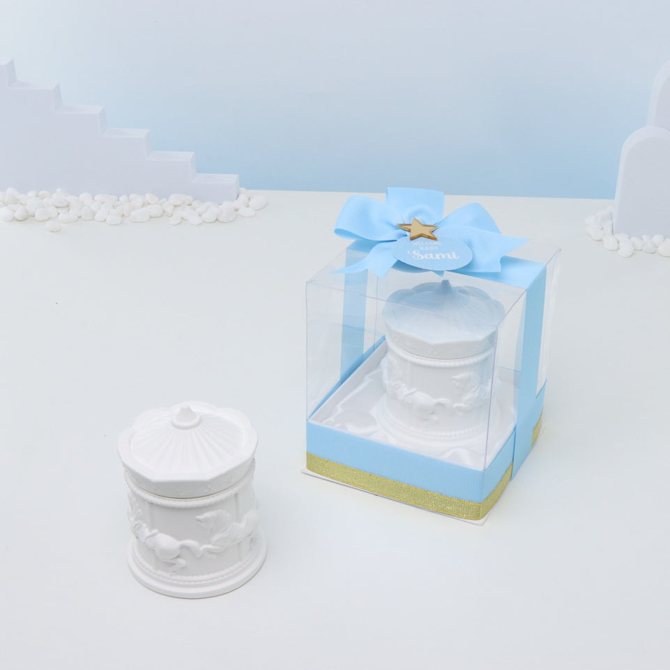 BABY BOY CAROUSEL SCENTED CANDLE GIVEAWAY