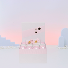 Baby girl acrylic gold star decorated chocolate small hamper