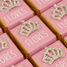 Baby personalized crown decorated loose chocolate