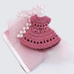 Set of 20 Baby crochet dress decorate...