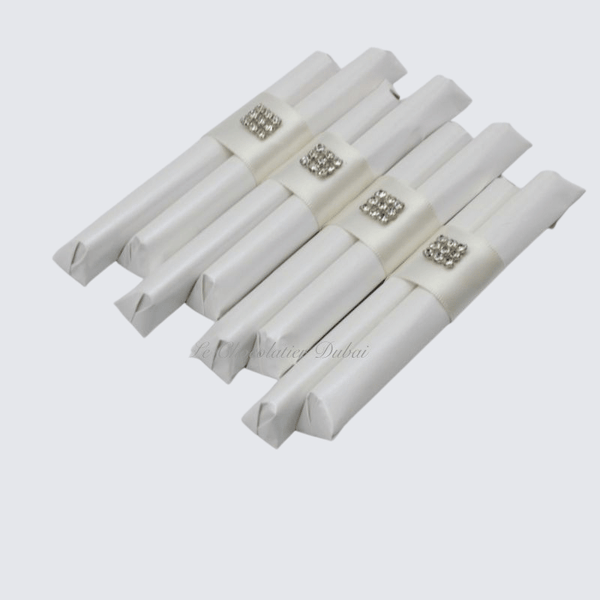 Set of 20 bridal rhinestone decorated loose chocolate stick set