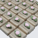 Jute flower decorated kraft loose chocolate