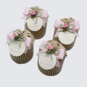 Set of 20 Baby decorated candle croch...