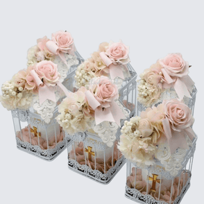 Set of 20 Baby flower cage decorated ...